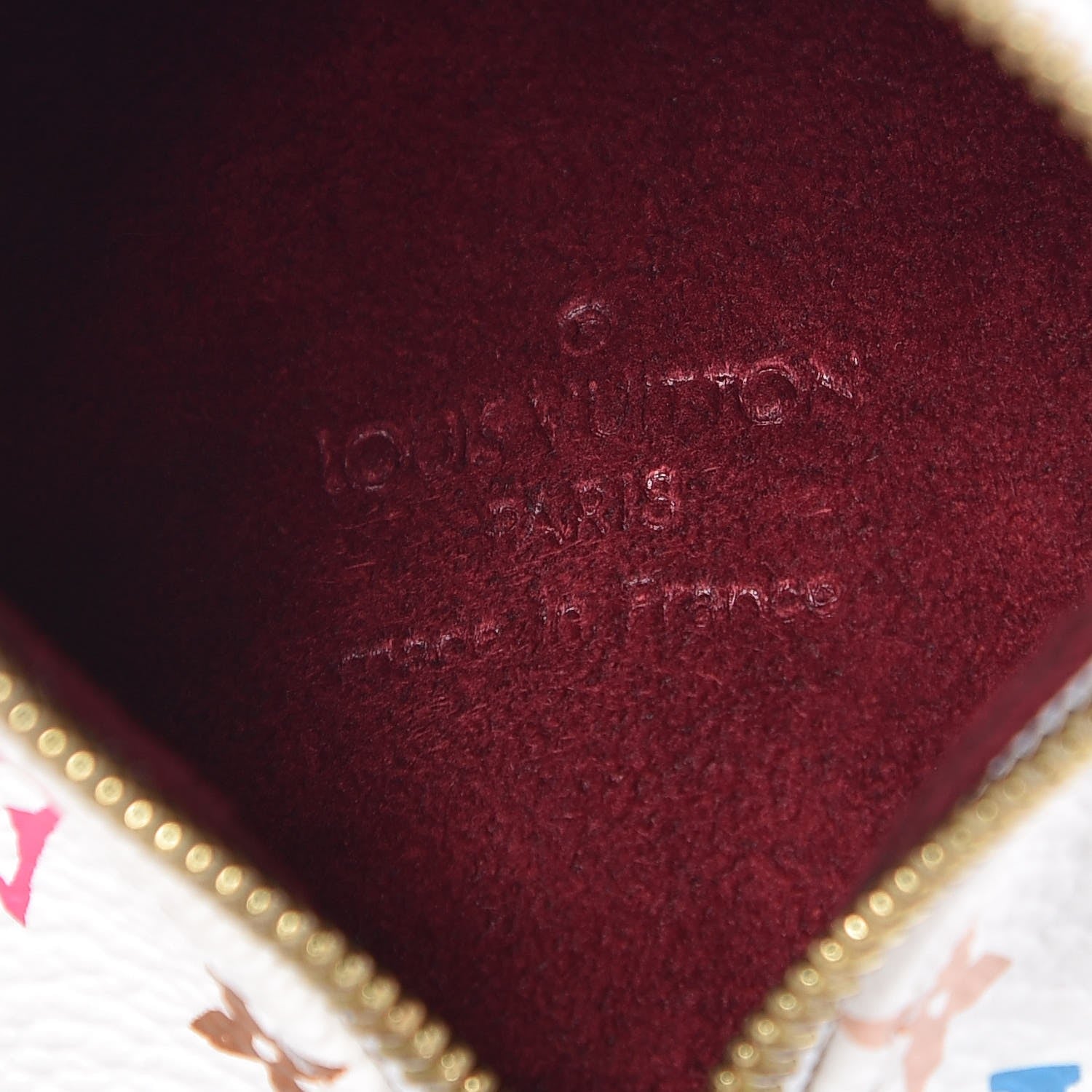 Louis Vuitton Monogram Multicolor Berlingot Coin Purse White 5 of 6