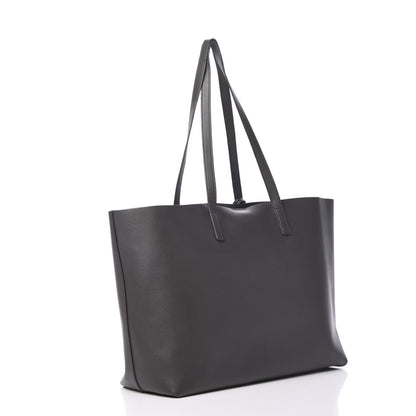 Saint Laurent Calfskin Large Shopping Tote Dark Grey 3 of 16