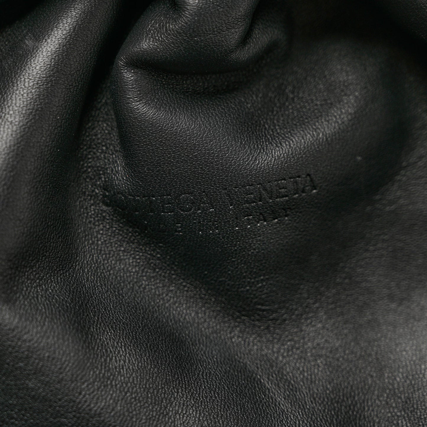 Nappa Maxi Intreccio The Pouch Oversized Clutch Black