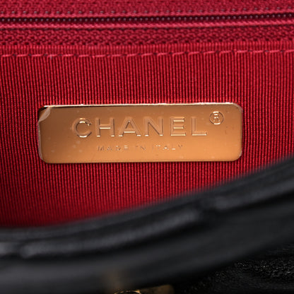 Chanel Goatskin Quilted Medium Chanel 19 Flap Black 6 of 10