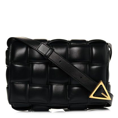 Bottega Veneta Nappa Maxi Intreccio Padded Cassette Crossbody Bag Black 1 of 11