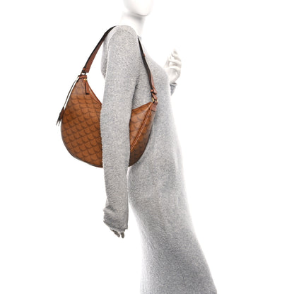 MCM Lauretos Nappa Medium Himmel Hobo Cognac 2 of 11