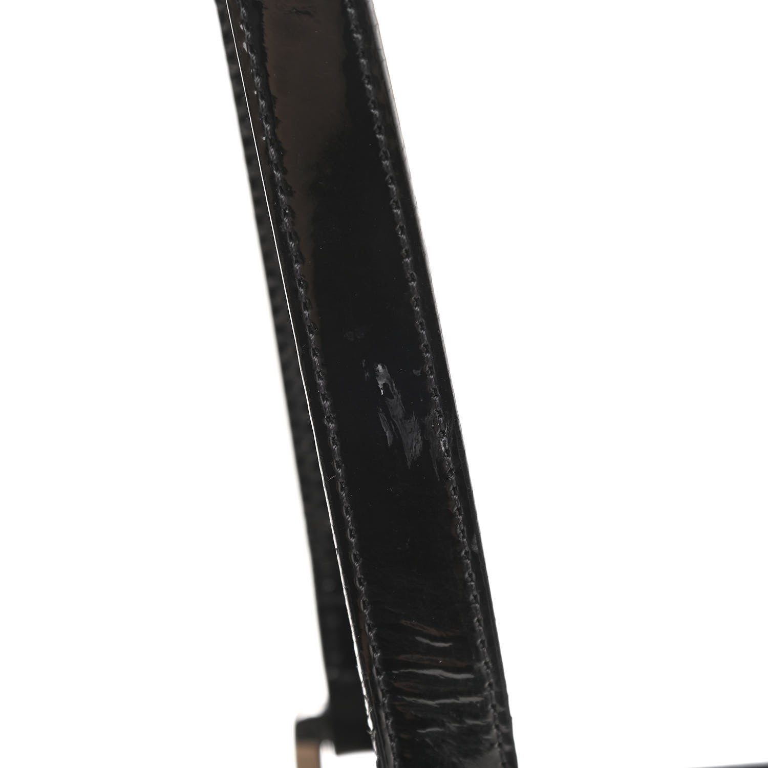 Burberry Nova Check Patent Trim Shopper Tote Black 16 of 19