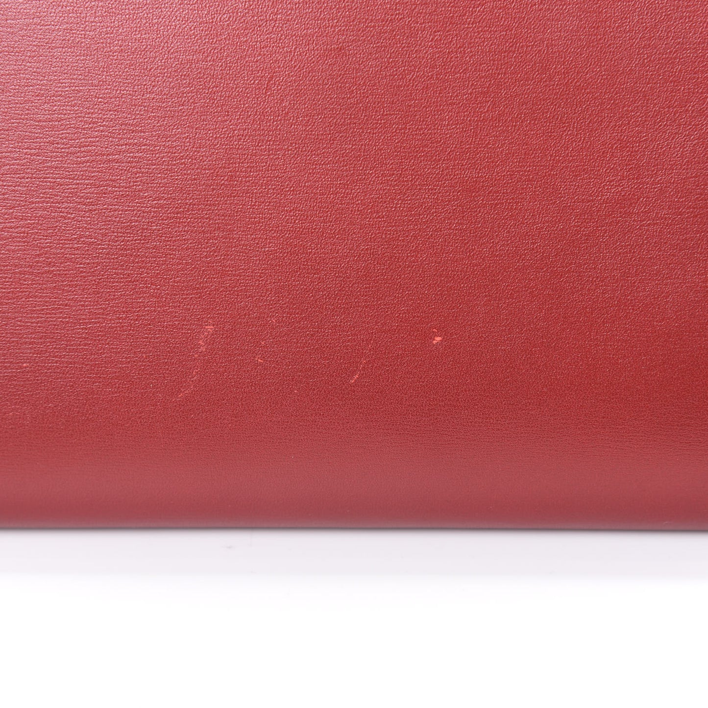 Smooth Calfskin Medium Multifunction Strap Wallet Coquelicot