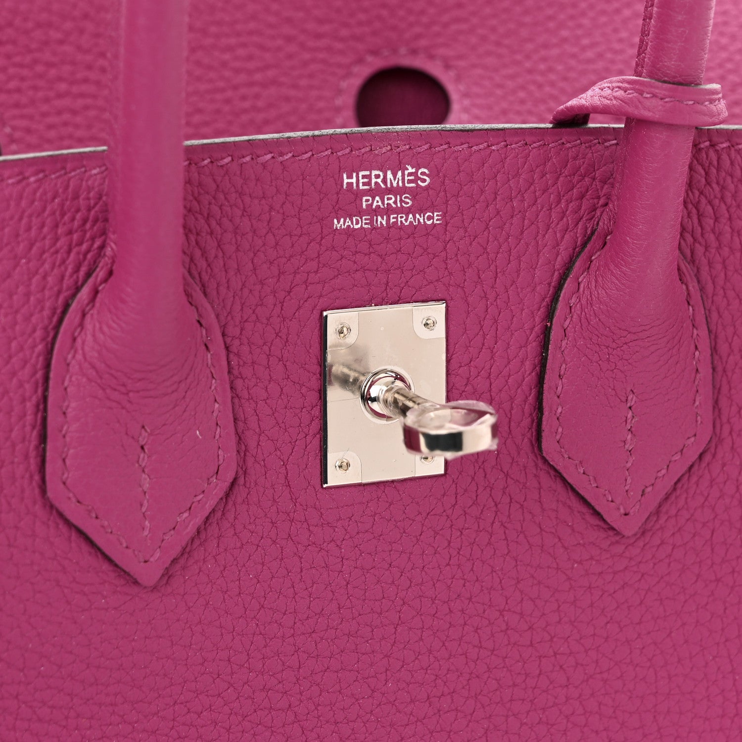 Hermes Togo Birkin 25 Rose Pourpre 6 of 14
