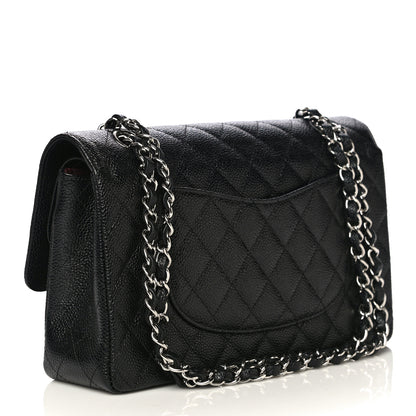 Chanel Caviar Quilted Medium Double Flap Black 3 of 10