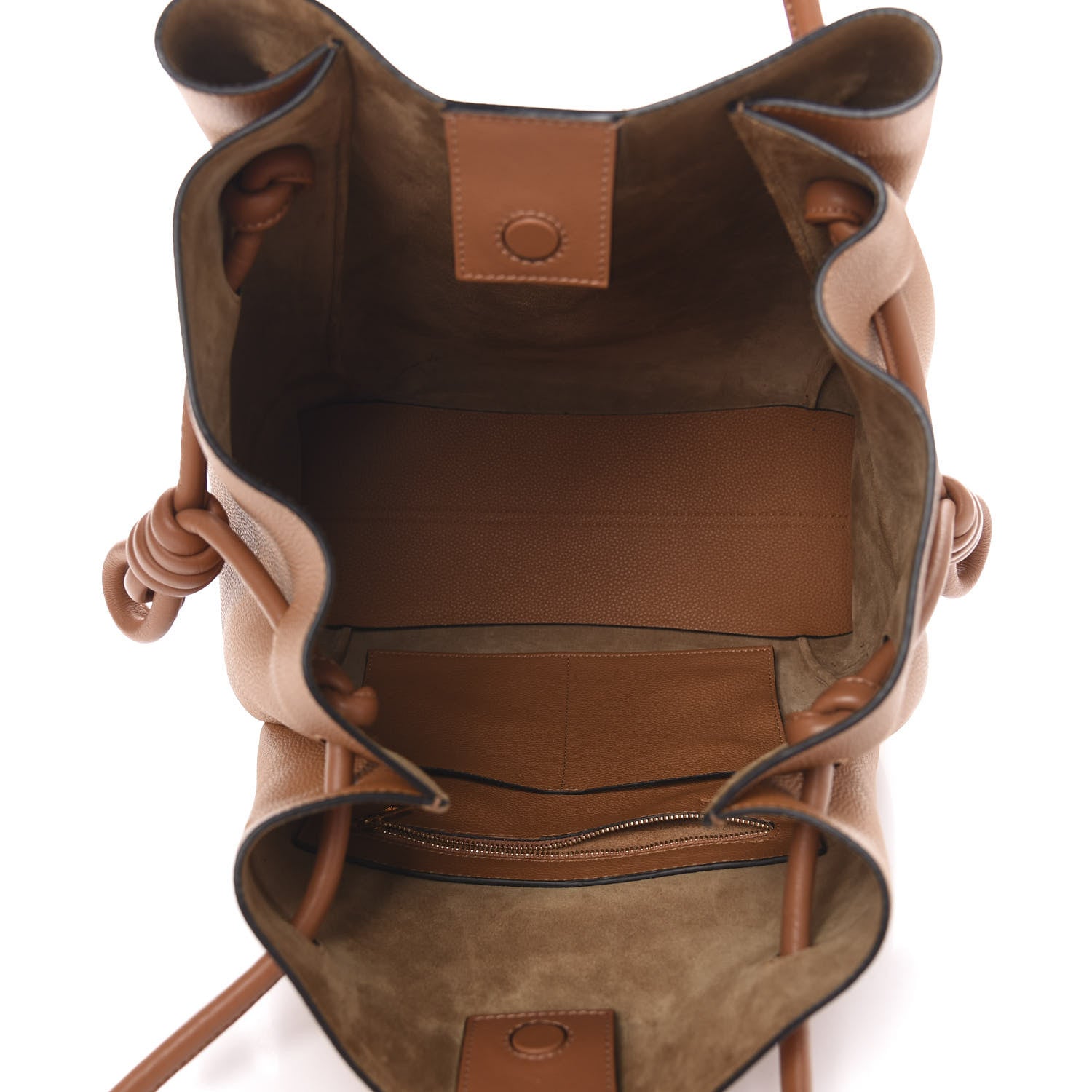 Loewe Calfskin Medium Flamenco Knot Bag Tan Light Caramel 5 of 11