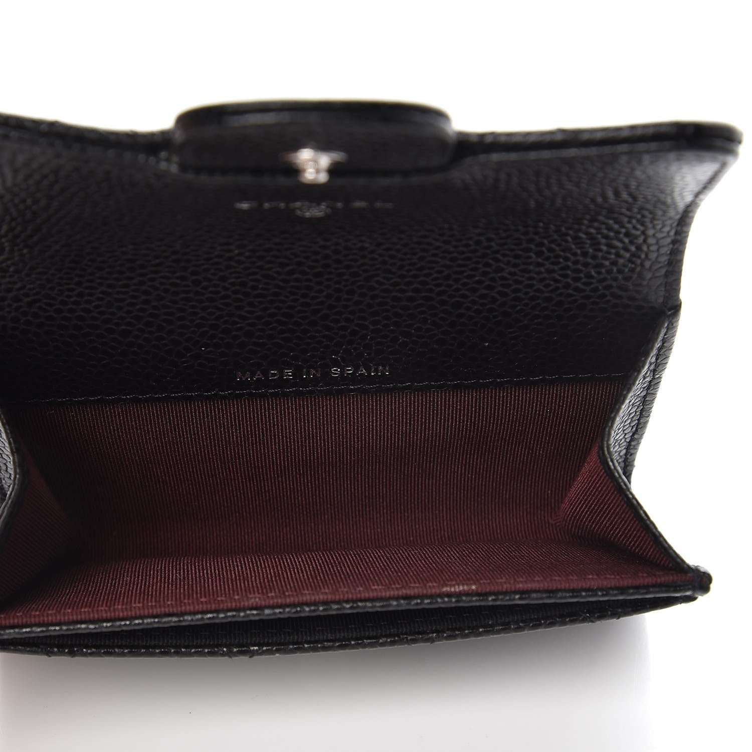 Chanel Caviar Quilted Flap Card Holder Black 5 of 8