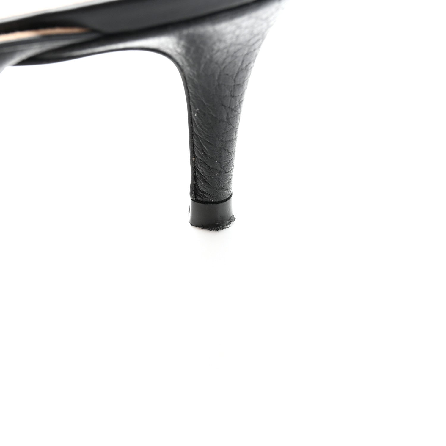 Valentino Garavani Pebbled Calfskin Rockstud Cross Strap 50mm Mules 39.5 Black 12 of 12