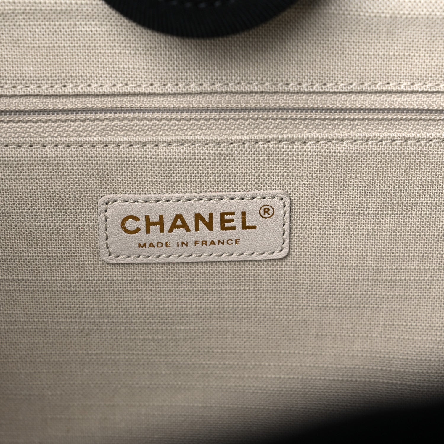Chanel Mixed Fibers Small Deauville Tote Black 7 of 12