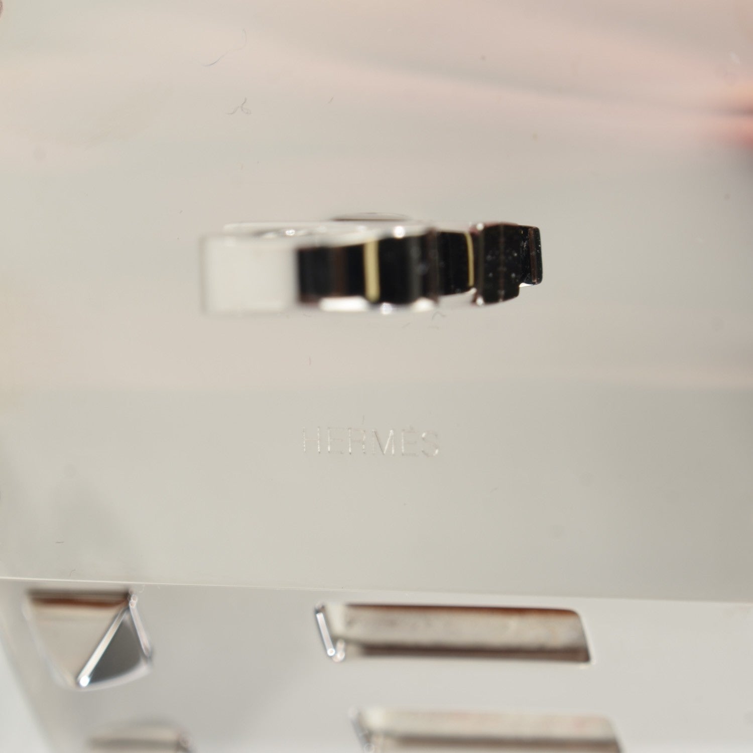 Hermes Epsom Extreme S Bracelet White 5 of 7