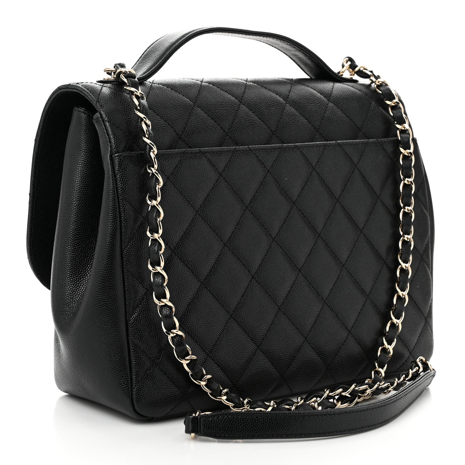 Chanel Caviar Quilted Large Business Affinity Flap Black 3 of 12