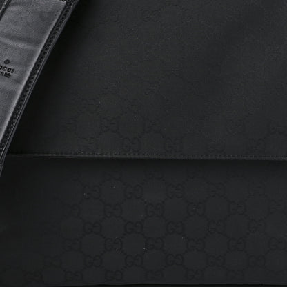 Gucci Nylon Monogram Messenger Bag Black 11 of 12