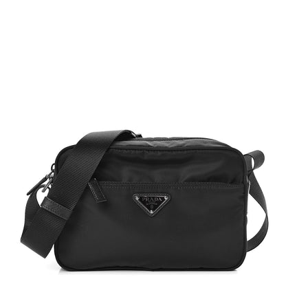 Prada Nylon Vela Messenger Bag Black 1 of 9