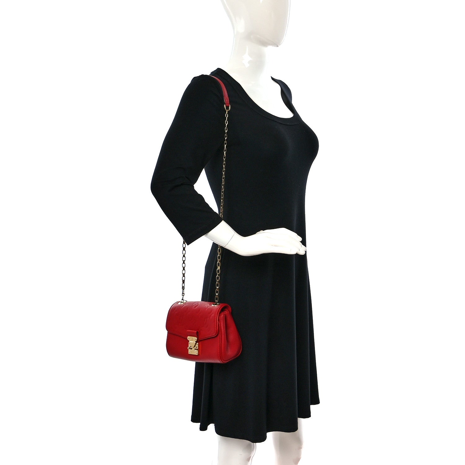 Louis Vuitton Empreinte Saint Germain BB Cherry 2 of 8