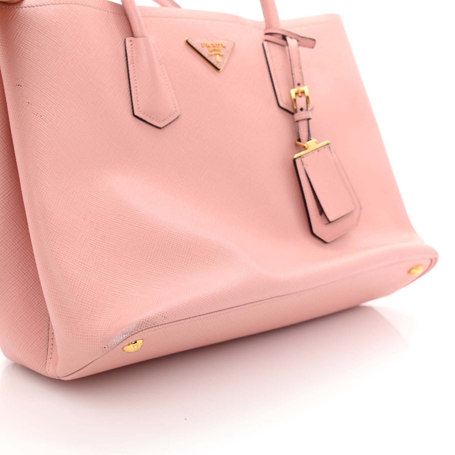 Prada Saffiano Cuir Medium Double Bag Orchidea 11 of 16