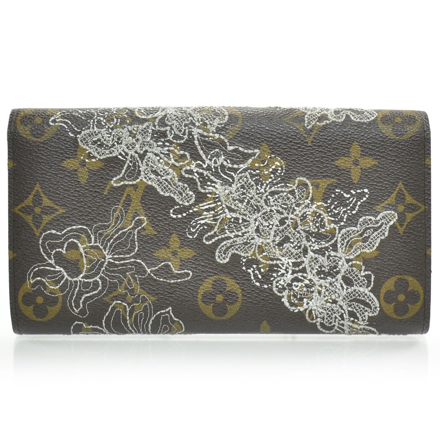 Monogram Dentelle Sarah Wallet Silver