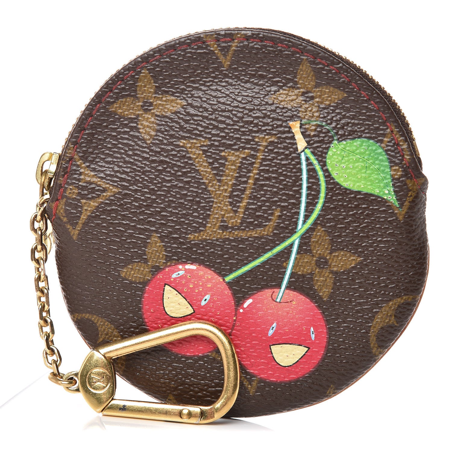 Louis Vuitton Monogram Cerises Round Coin Purse 1 of 11