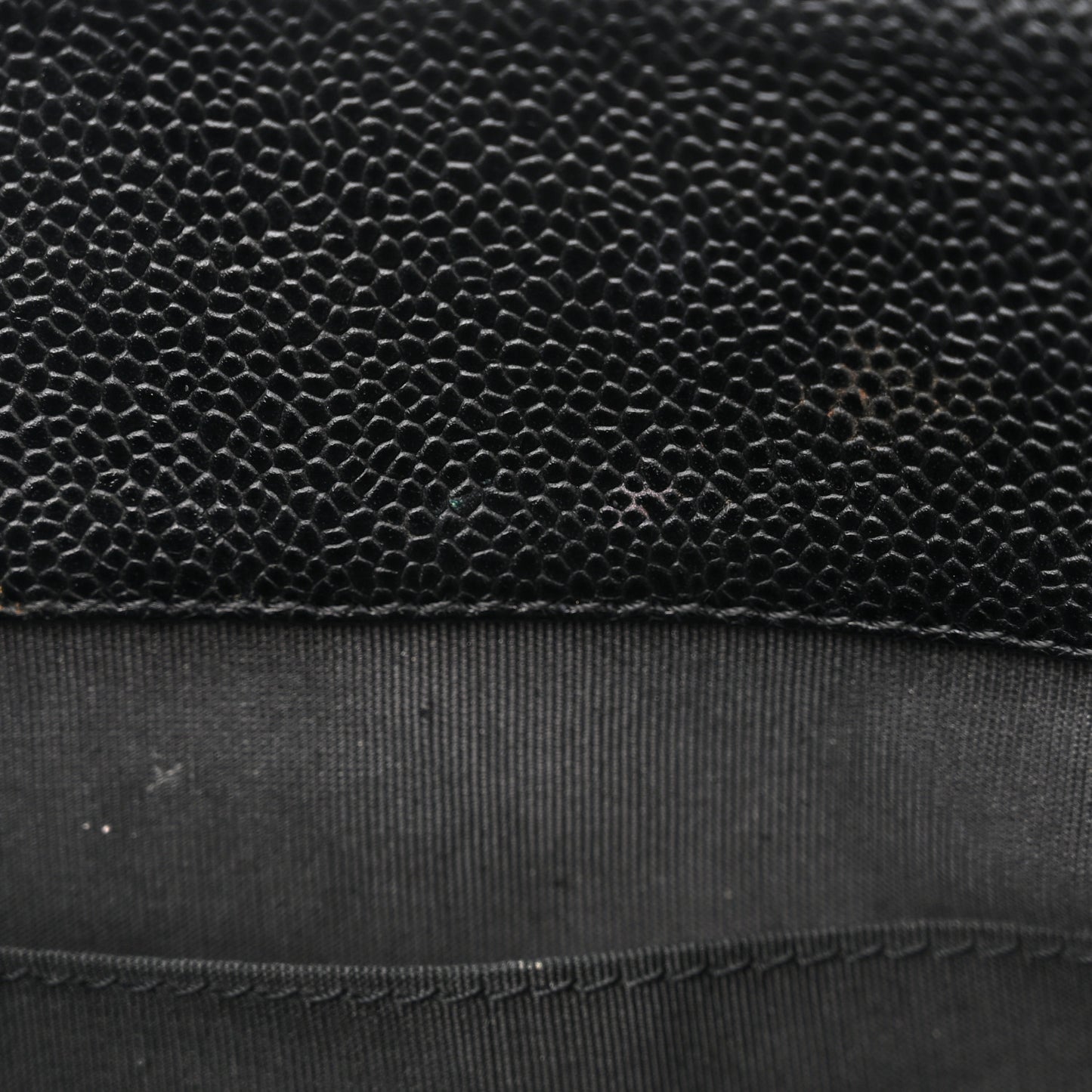 Caviar Quilted Grand Shopping Tote GST Black