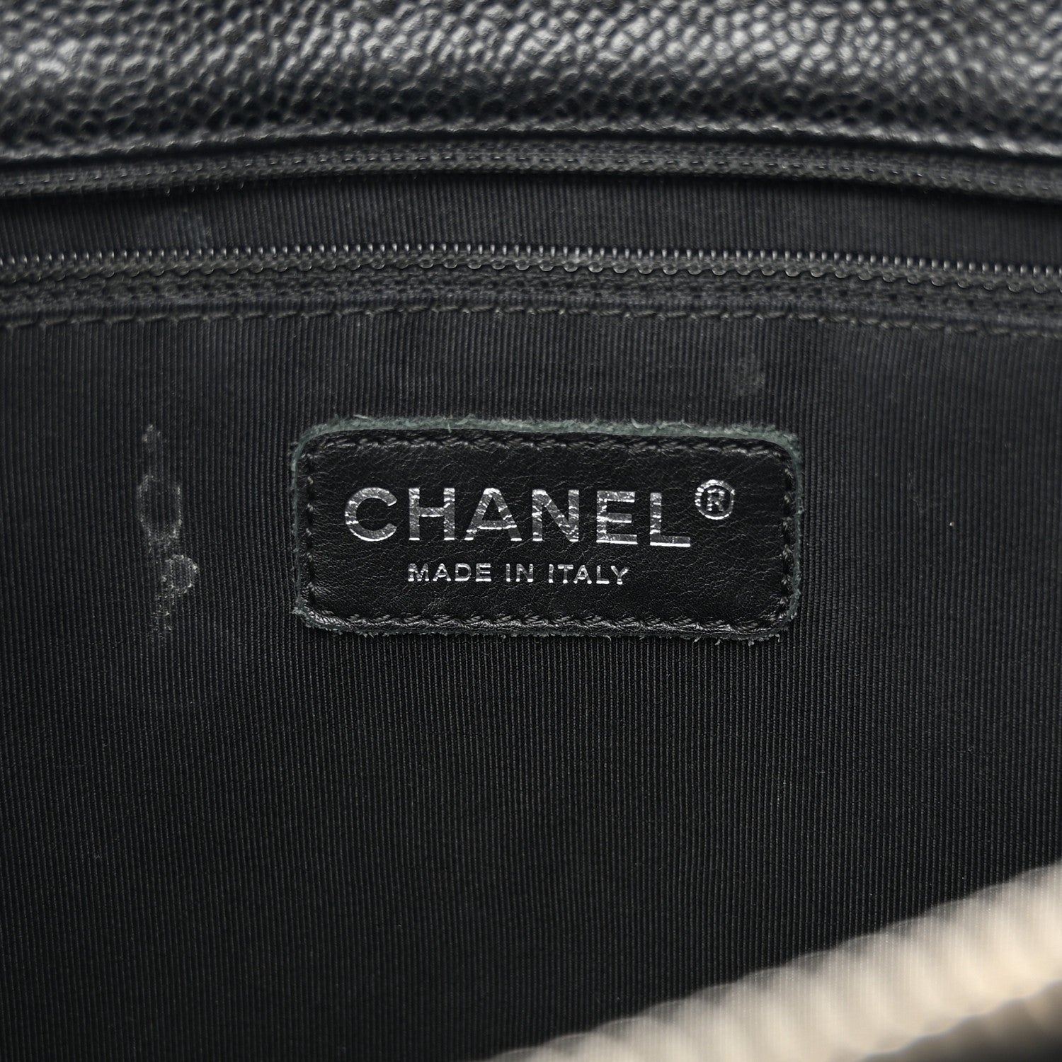 Chanel Caviar Quilted Grand Shopping Tote GST Black 8 of 13