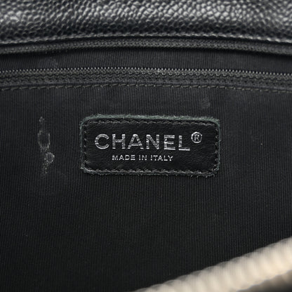 Chanel Caviar Quilted Grand Shopping Tote GST Black 8 of 13
