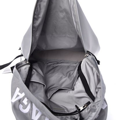 Balenciaga Sport Nylon Logo Embroidered Wheel Backpack Grey Black 5 of 10
