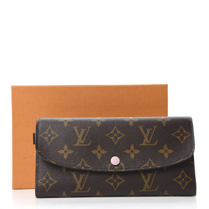 Louis Vuitton Monogram Emilie Wallet Rose Ballerine 7 of 7