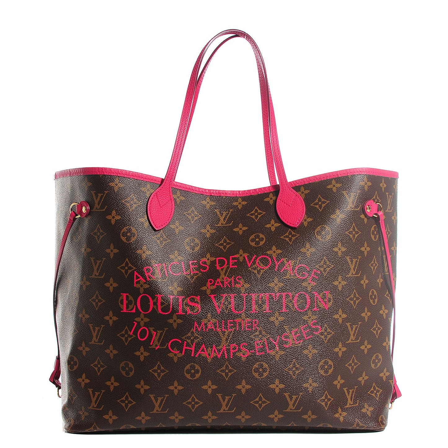 Monogram Articles de Voyage Ikat Neverfull GM Rose Indien