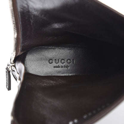 Gucci Guccissima Short Zip Boots 38 Dark Brown 8 of 8