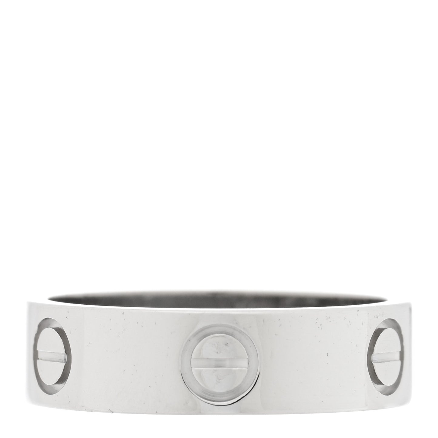 Platinum 5.5mm LOVE Ring 56 7.5