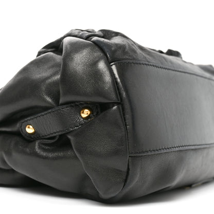 Valentino Garavani Nappa Jardin Rose Framed Duffel Black 8 of 10
