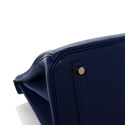 Hermes Togo Birkin 30 Bleu Encre 10 of 20