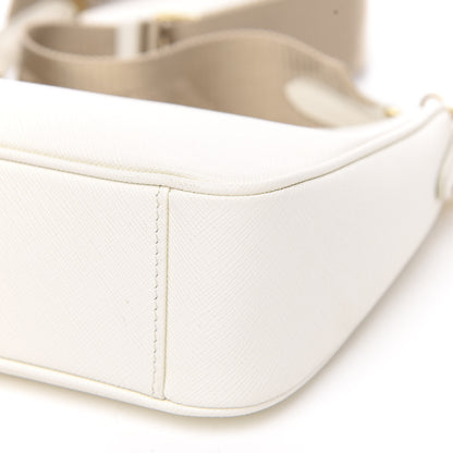 Prada Saffiano Re-Edition 2005 Shoulder Bag White 11 of 11