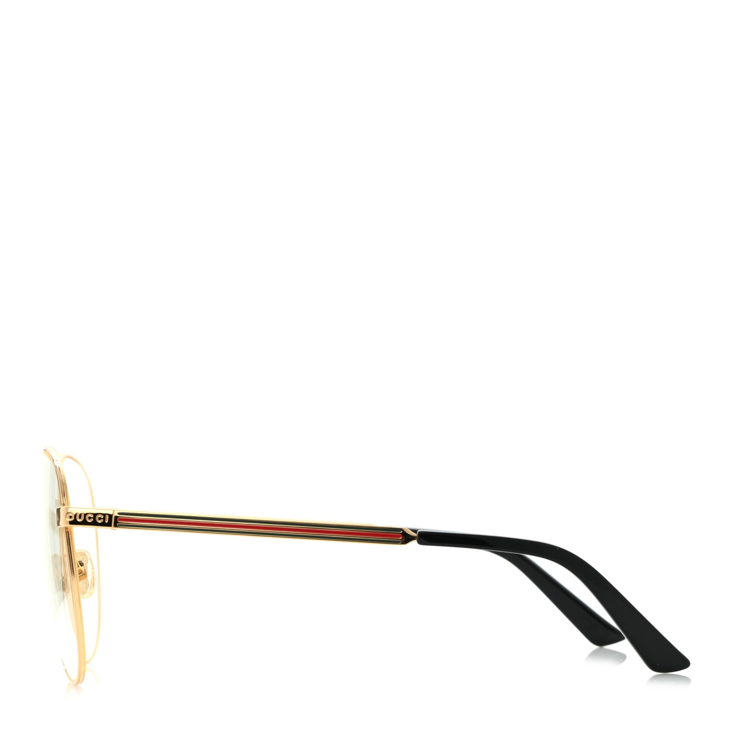 Gucci Metal Aviator Sunglasses GG2280S Gold 3 of 8