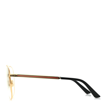 Gucci Metal Aviator Sunglasses GG2280S Gold 3 of 8