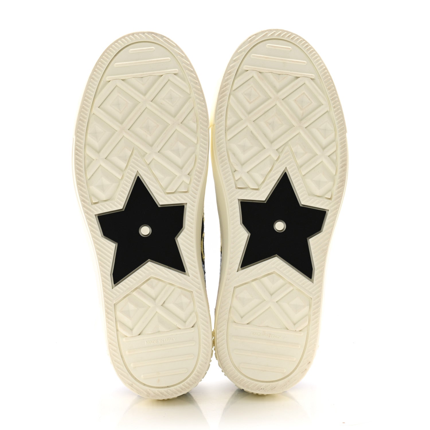 Christian Dior Canvas Zodiac Pixel Embroidered Womens Walk'N'Dior Low Top Sneakers 35 White Multicolor 5 of 11