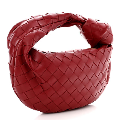 Bottega Veneta Nappa Intrecciato Mini Jodie Dark Red 3 of 10