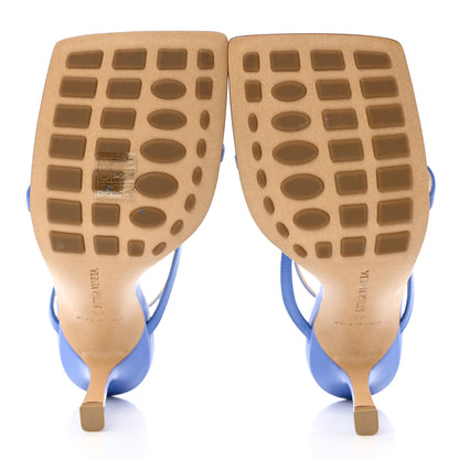 Bottega Veneta Lambskin Stretch Multi Strap 90mm Sandals 37 Aquarium 4 of 10