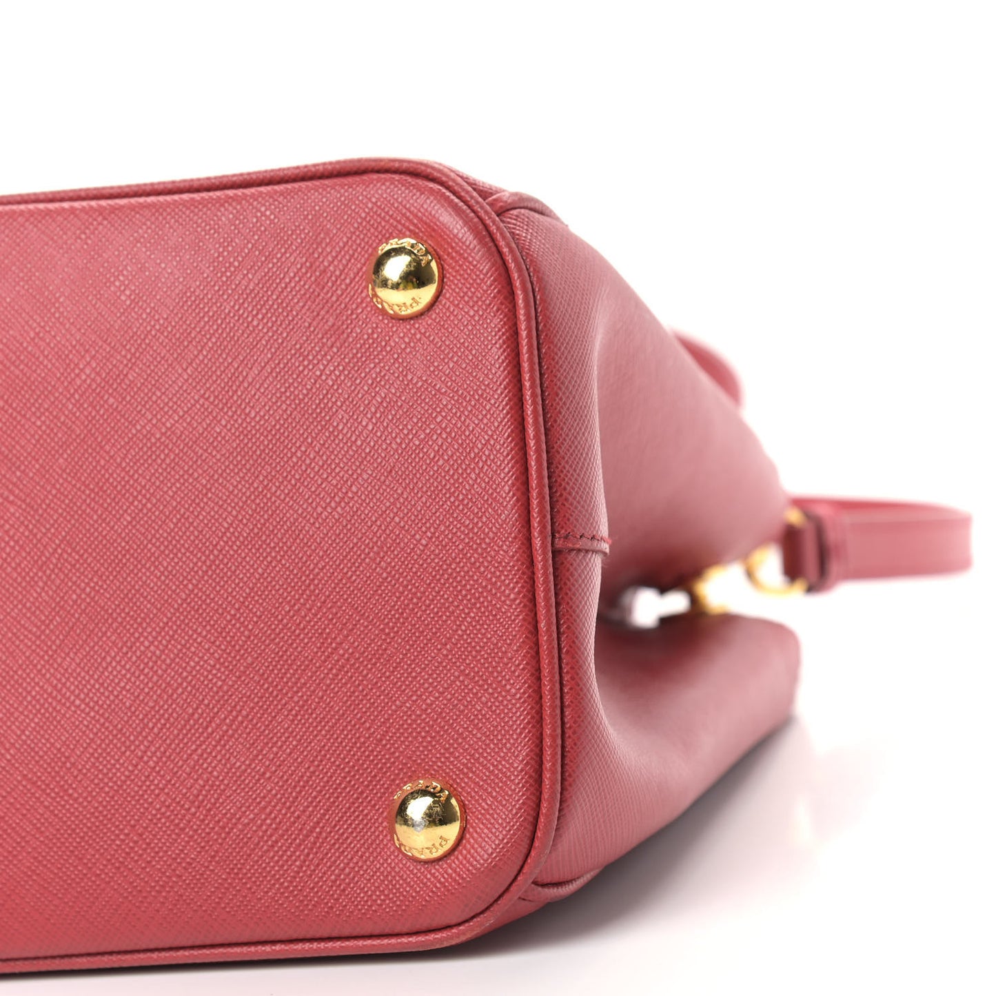 Saffiano Small Galleria Double Zip Tote Fuoco