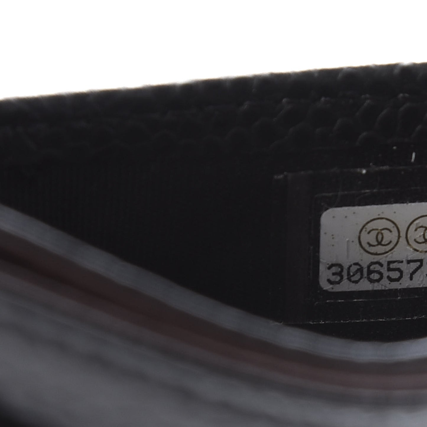 Caviar Quilted Card Holder Black