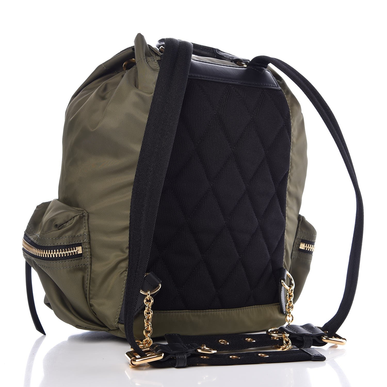 Burberry Nylon Patches Medium Rucksack Green 3 of 7