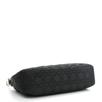 Christian Dior Nylon Cannage Shoulder Bag Black 4 of 12