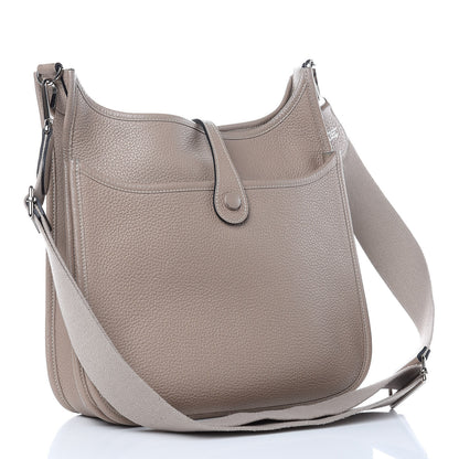 Hermes Taurillon Clemence Evelyne III PM Gris Tourterelle 3 of 12
