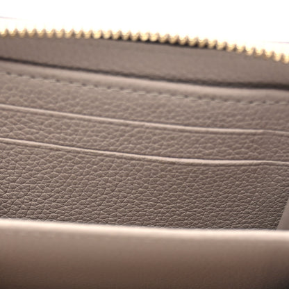 Louis Vuitton Calfskin Lockme Zippy Coin Purse Greige 5 of 6