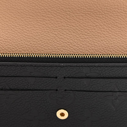 Louis Vuitton LOUIS VUITTON Empreinte Emilie Wallet Black Dune 7 of 8