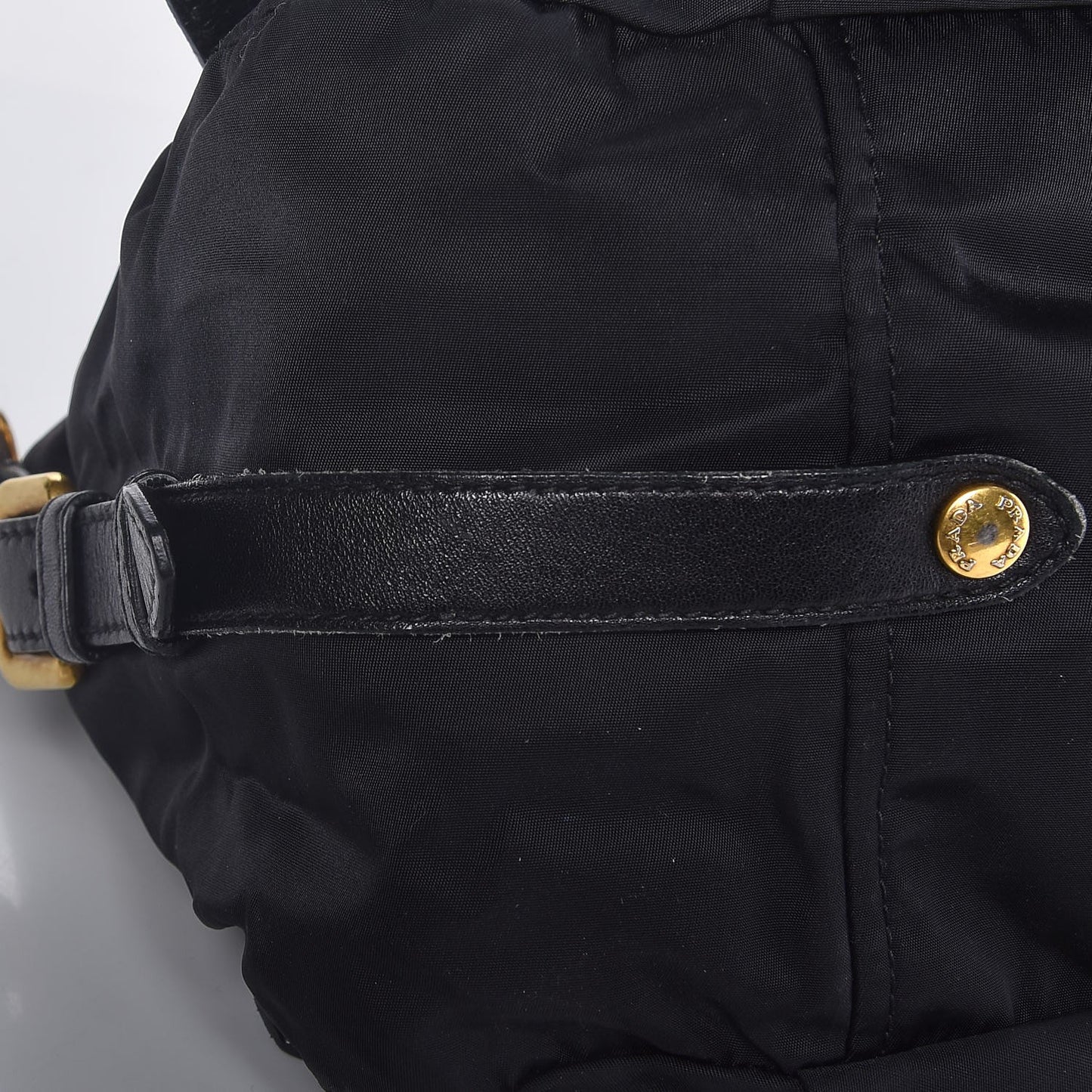 Tessuto Nylon Jacquard Logo Aviator Satchel Black