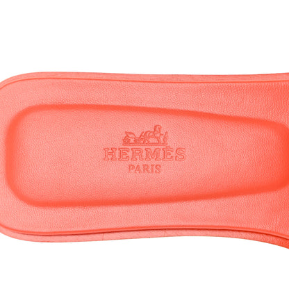 Hermes Epsom Oran Sandals 38 Orange Poppy 11 of 12