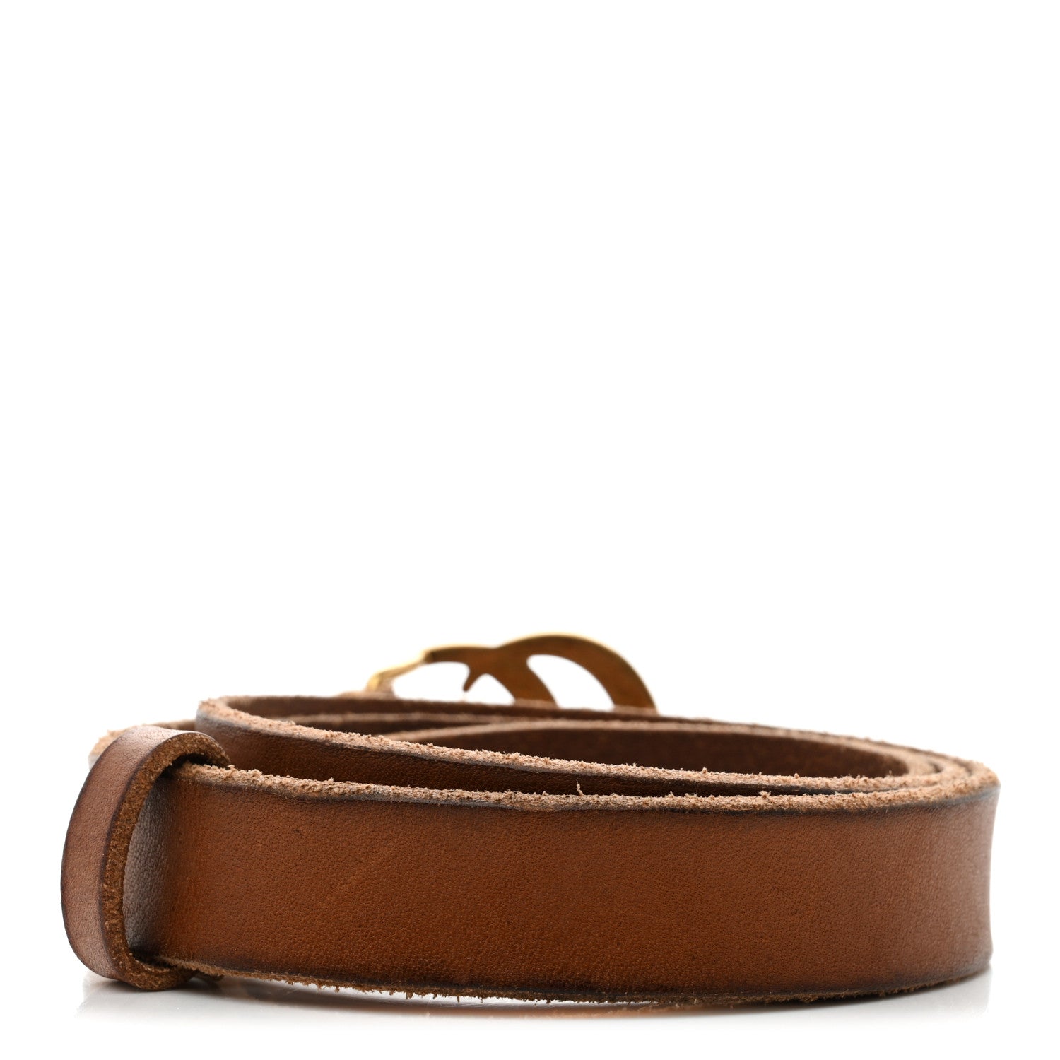 Gucci Faded Calfskin Double G 20mm Belt 70 28 Cuir 2 of 5