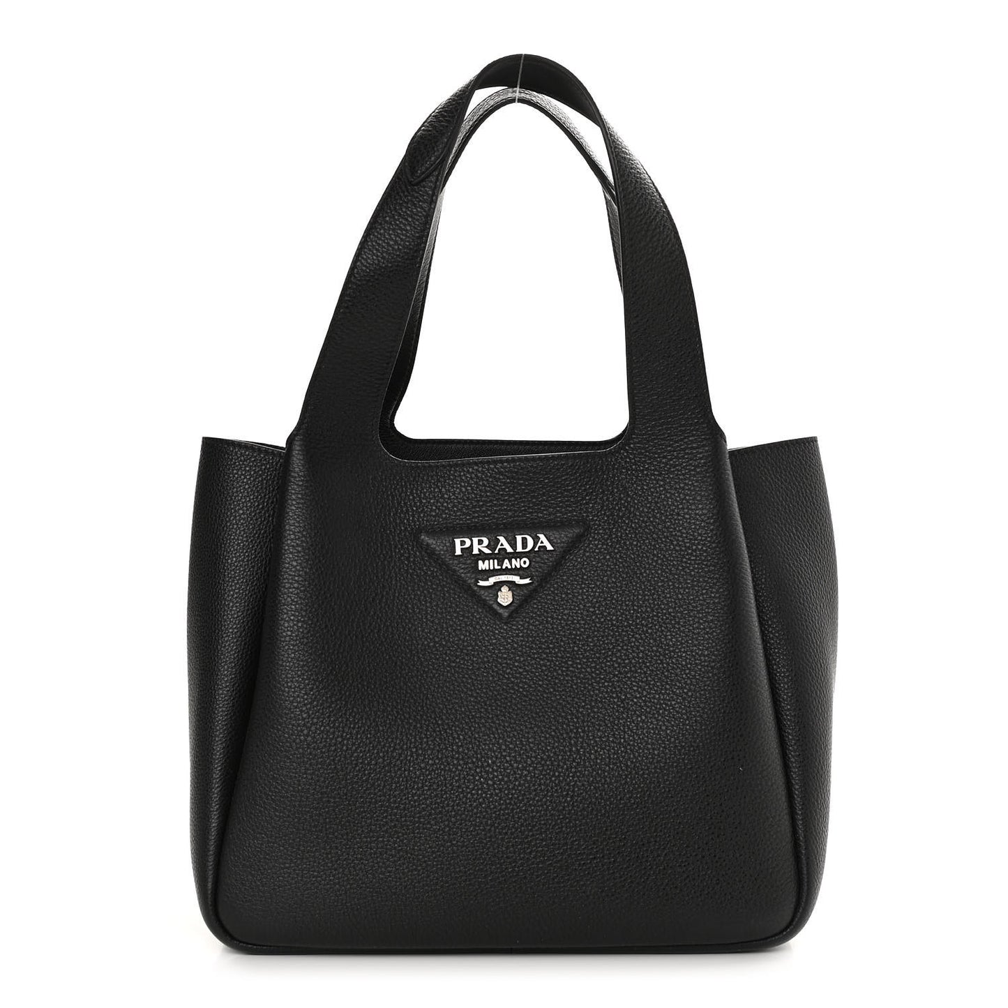 Vitello Daino Soft Medium Dynamique Tote Black