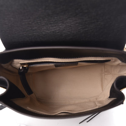 Chloe Suede Calfskin Small Faye Backpack Black 5 of 9